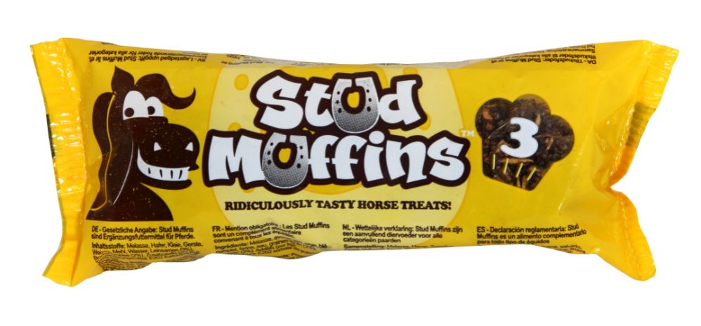 Stud muffin Hästgodis 3-pack